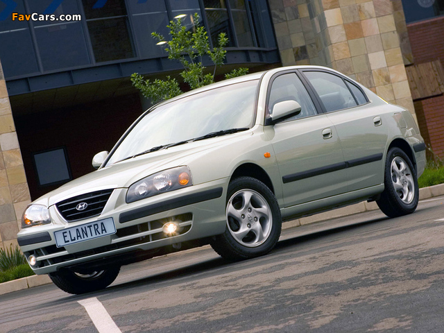 Hyundai Elantra Sedan ZA-spec (XD) 2004–07 photos (640 x 480)