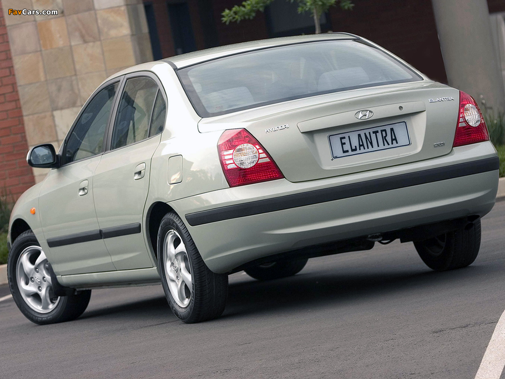 Hyundai Elantra Sedan ZA-spec (XD) 2004–07 pictures (1024 x 768)