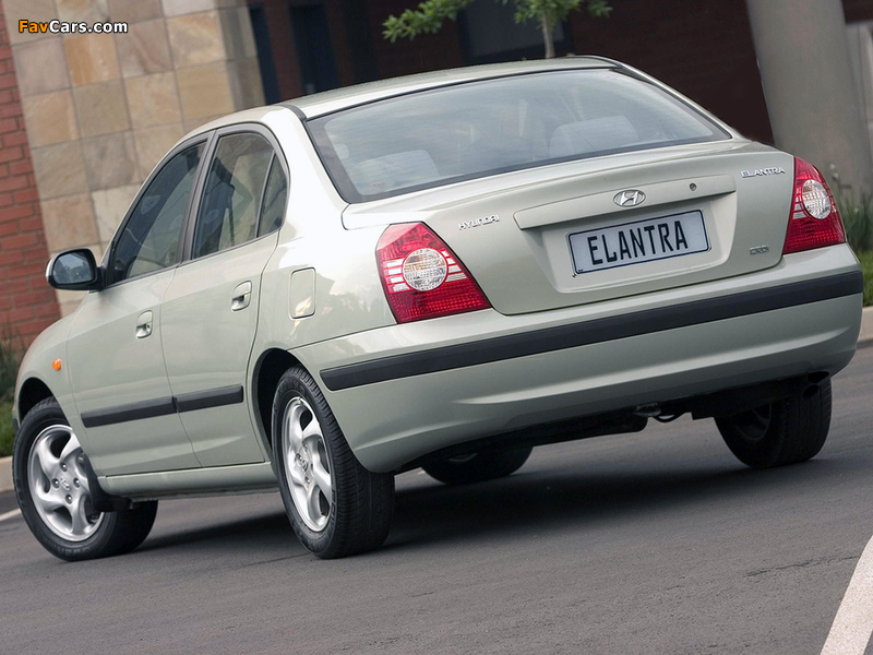 Hyundai Elantra Sedan ZA-spec (XD) 2004–07 pictures (800 x 600)