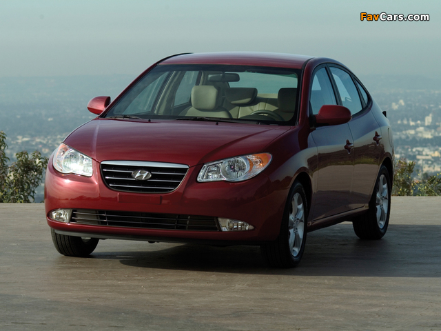 Hyundai Elantra US-spec (HD) 2006–10 pictures (640 x 480)