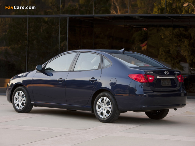 Hyundai Elantra US-spec (HD) 2006–10 pictures (640 x 480)