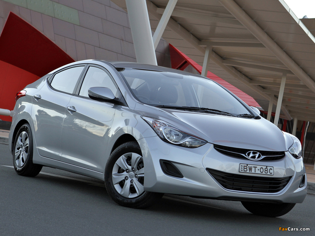 Hyundai Elantra AU-spec (MD) 2011–14 images (1024 x 768)