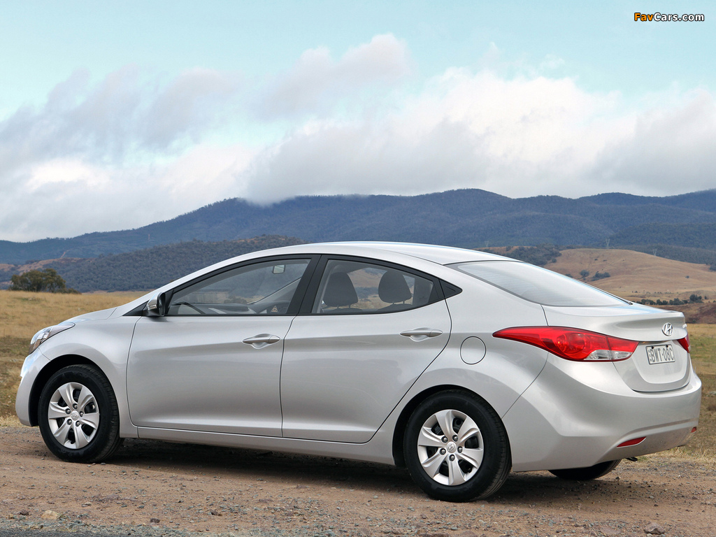 Hyundai Elantra AU-spec (MD) 2011–14 pictures (1024 x 768)