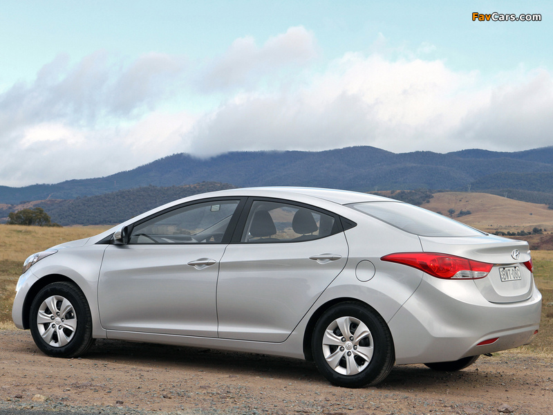 Hyundai Elantra AU-spec (MD) 2011–14 pictures (800 x 600)