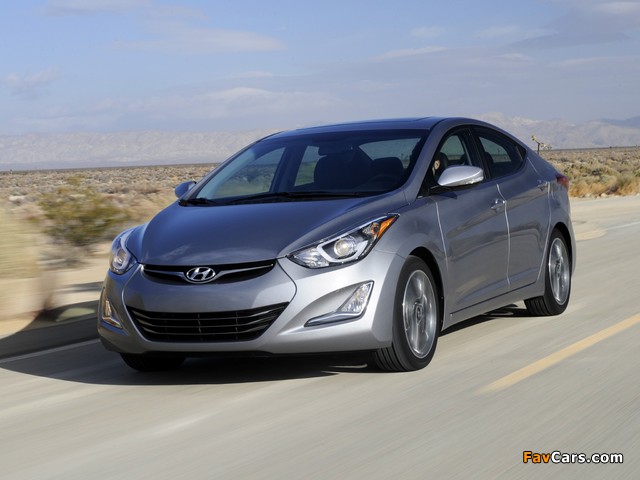 Hyundai Elantra Limited US-spec (MD) 2014 images (640 x 480)