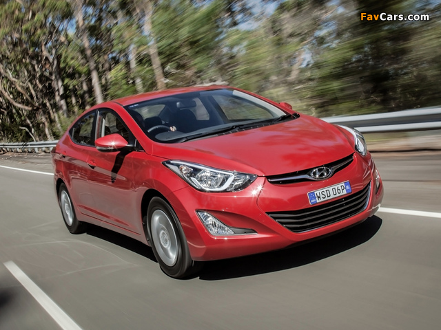 Hyundai Elantra AU-spec (MD) 2014 pictures (640 x 480)