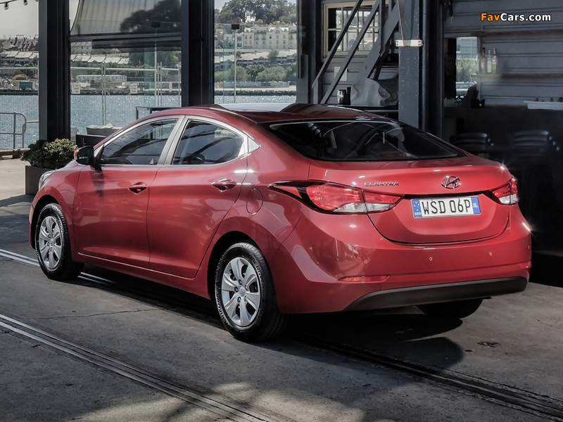 Hyundai Elantra AU-spec (MD) 2014 pictures (800 x 600)