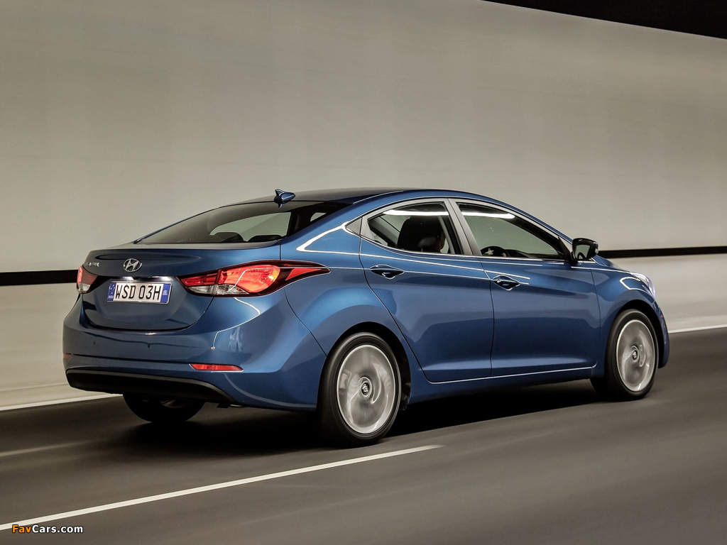 Hyundai Elantra AU-spec (MD) 2014 wallpapers (1024 x 768)