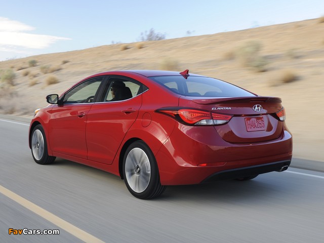 Hyundai Elantra Sport US-spec (MD) 2014 wallpapers (640 x 480)