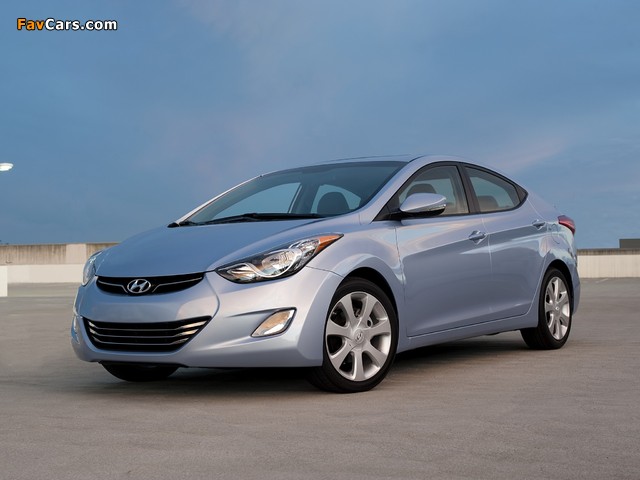 Images of Hyundai Elantra US-spec (MD) 2010 (640 x 480)