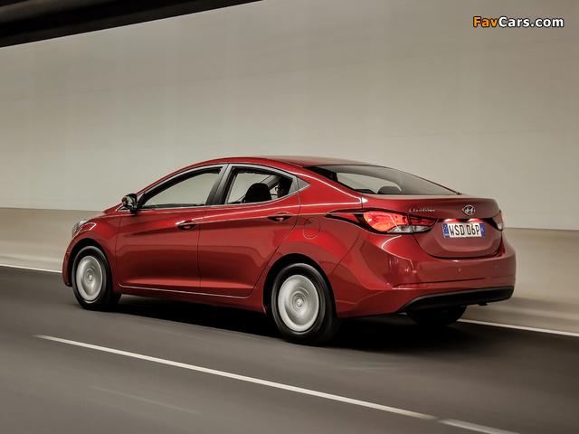 Images of Hyundai Elantra AU-spec (MD) 2014 (640 x 480)