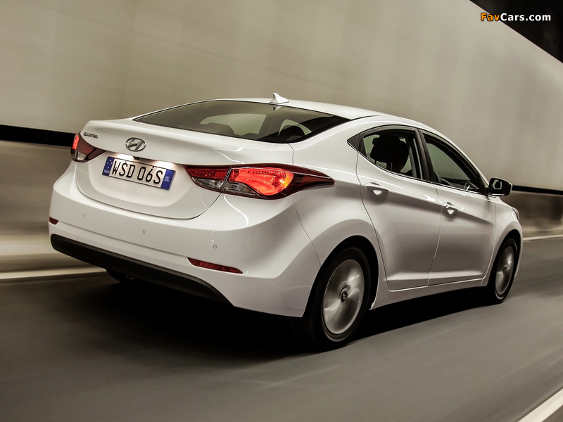 Photos of Hyundai Elantra AU-spec (MD) 2014 (800 x 600)