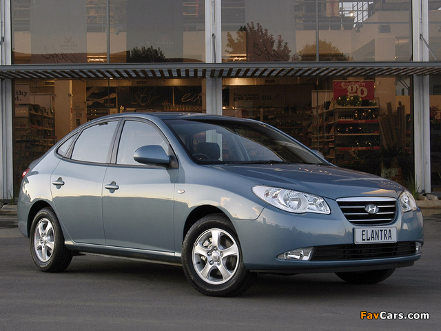 Pictures of Hyundai Elantra ZA-spec (HD) 2007–10 (640 x 480)