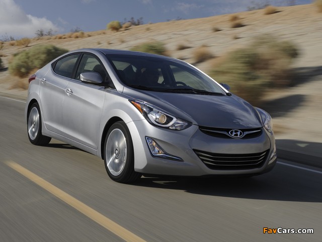 Pictures of Hyundai Elantra Limited US-spec (MD) 2014 (640 x 480)