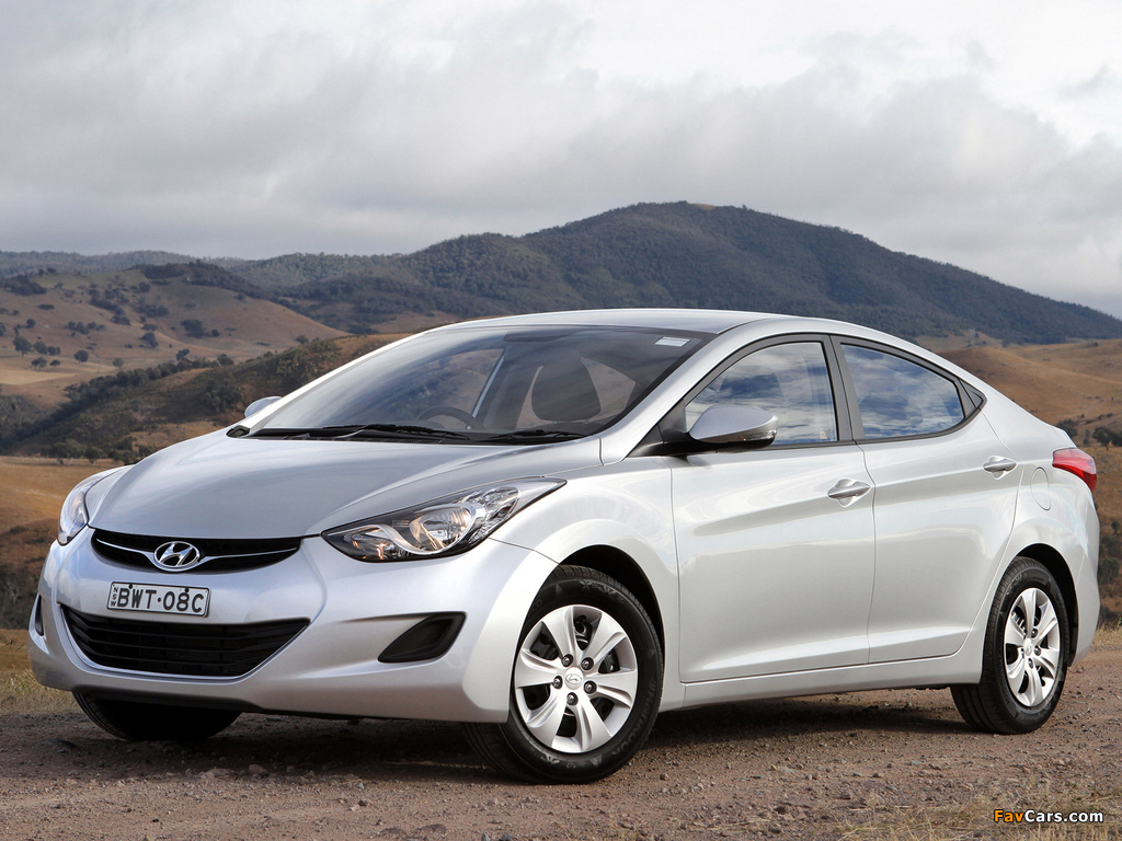 Hyundai Elantra AU-spec (MD) 2011–14 wallpapers (1024 x 768)