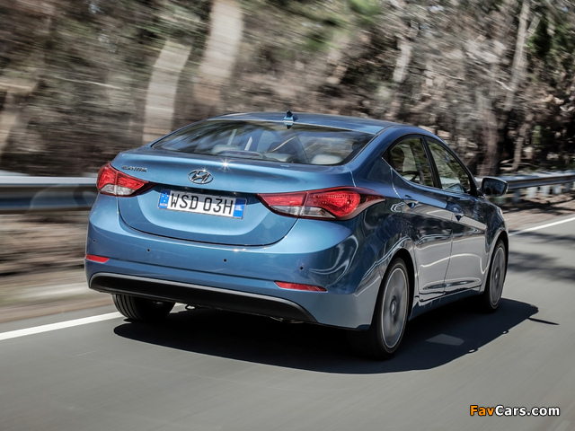 Hyundai Elantra AU-spec (MD) 2014 wallpapers (640 x 480)