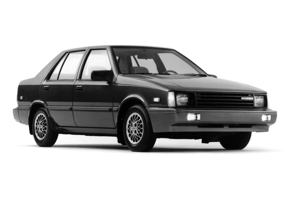 Hyundai Excel Sedan (X1) 1985–89 images