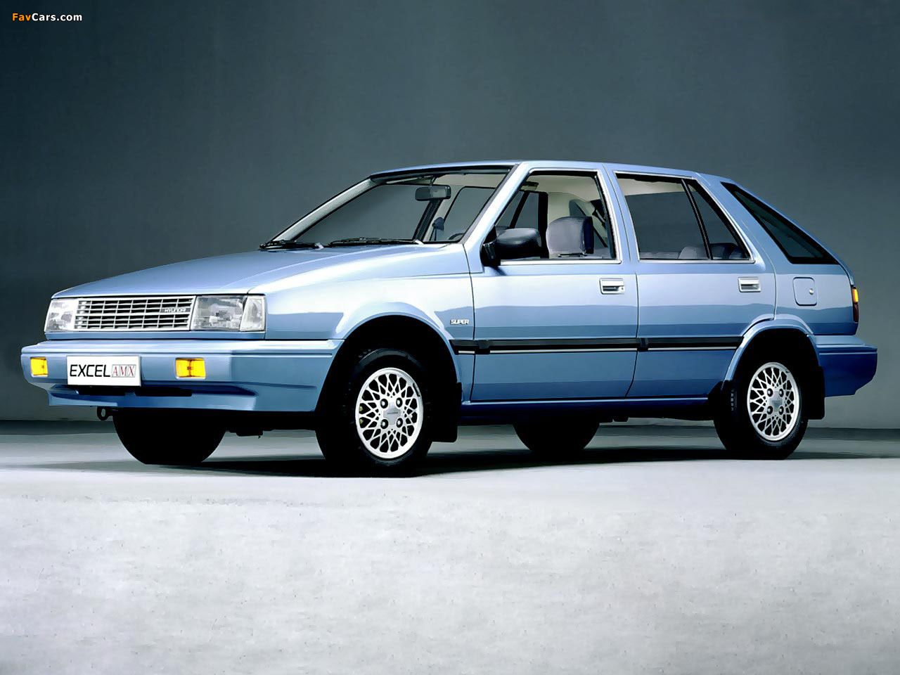 Hyundai Excel 5-door (X1) 1985–89 photos (1280 x 960)