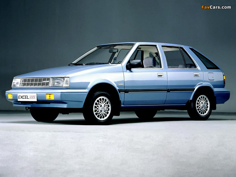 Hyundai Excel 5-door (X1) 1985–89 photos (800 x 600)