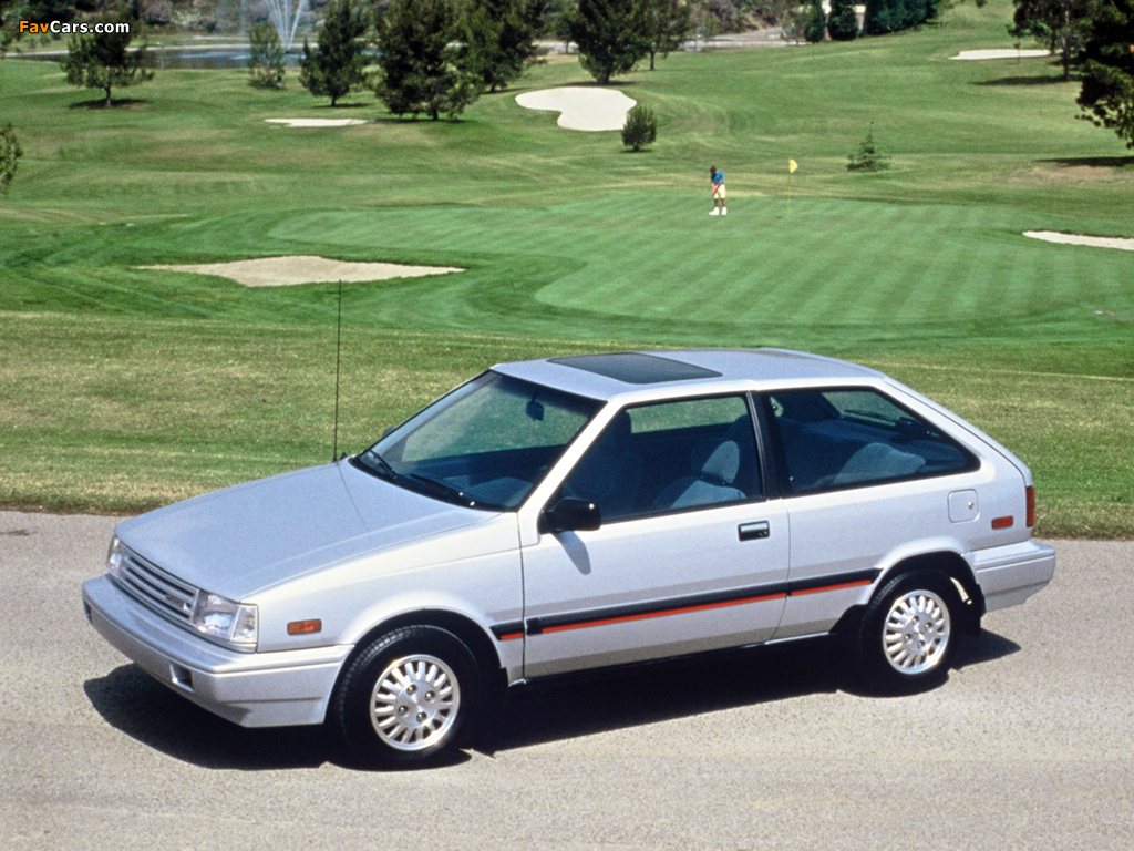 Hyundai Excel 3-door US-spec (X1) 1987–89 images (1024 x 768)