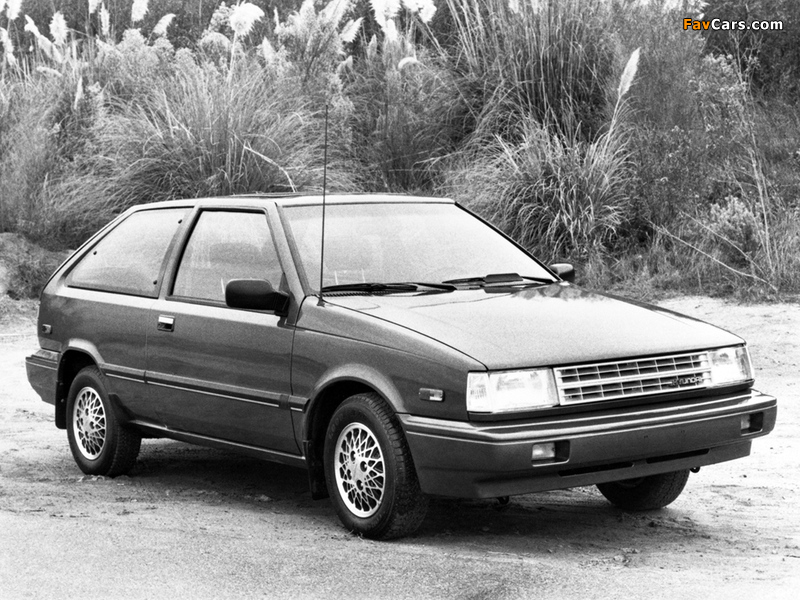 Hyundai Excel 3-door US-spec (X1) 1987–89 photos (800 x 600)