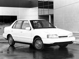 Hyundai Excel Sedan (X2) 1989–92 wallpapers