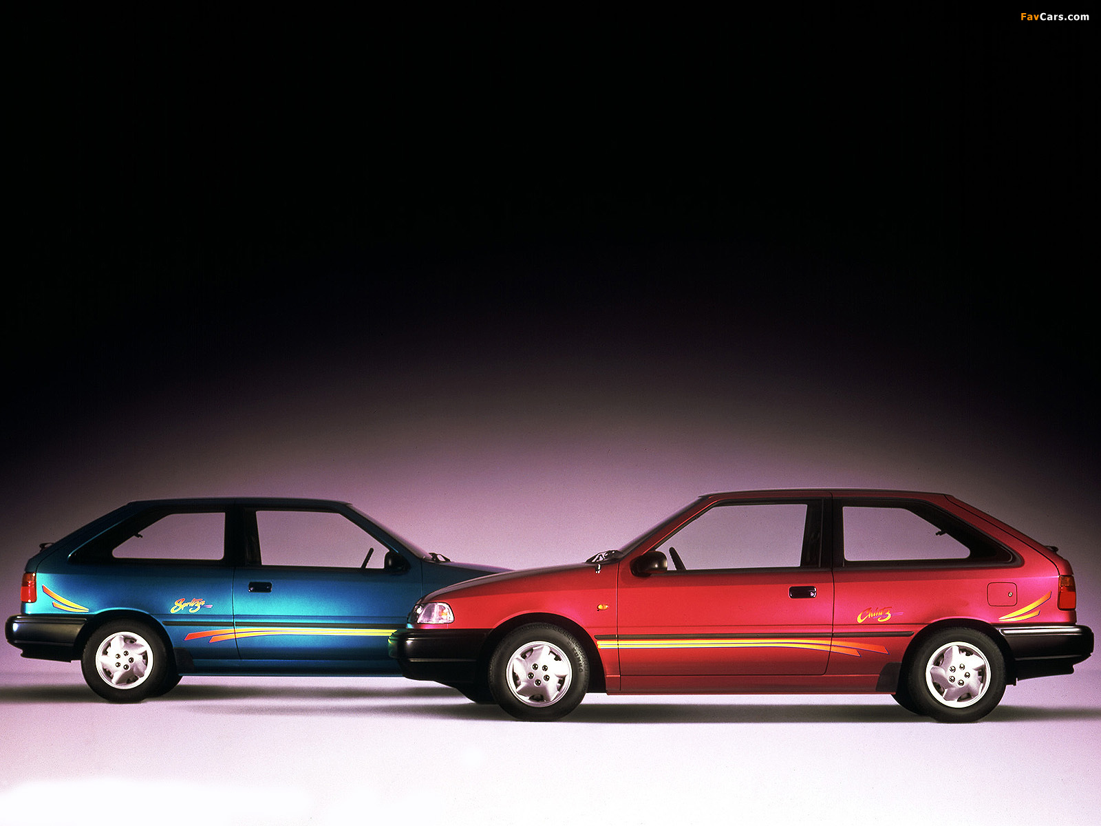 Hyundai Excel 3-door (X2) 1992–95 images (1600 x 1200)