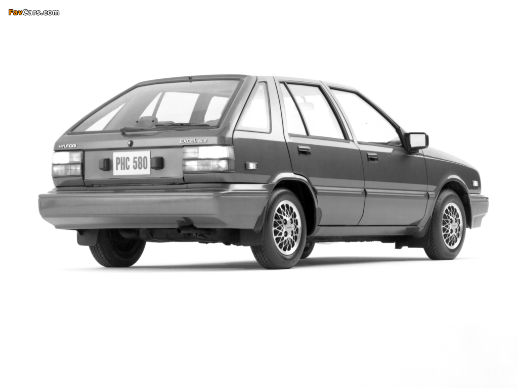 Images of Hyundai Excel 5-door (X1) 1985–89 (1024 x 768)
