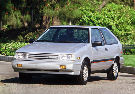 Photos of Hyundai Excel 3-door US-spec (X1) 1987–89