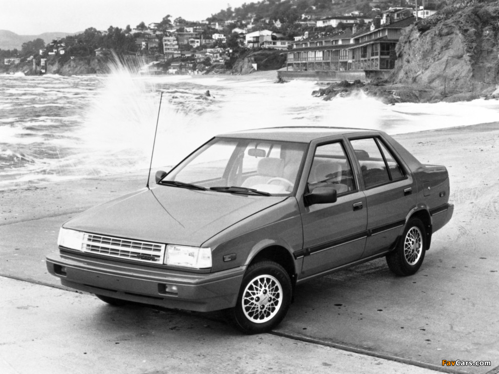 Pictures of Hyundai Excel Sedan (X1) 1985–89 (1024 x 768)