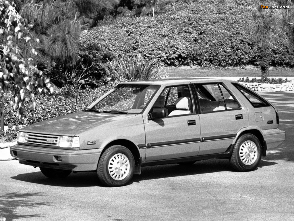 Pictures of Hyundai Excel 5-door US-spec (X1) 1987–89 (1024 x 768)