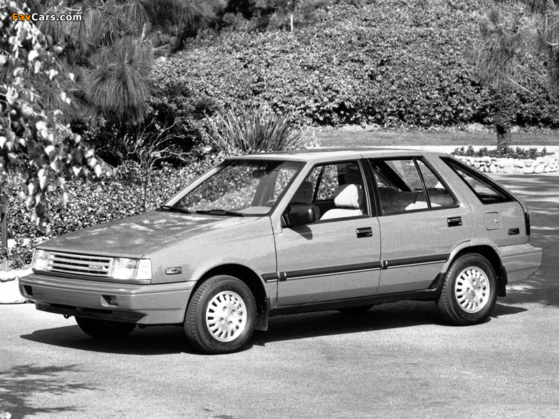 Pictures of Hyundai Excel 5-door US-spec (X1) 1987–89 (800 x 600)