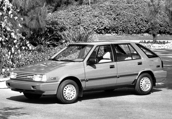Pictures of Hyundai Excel 5-door US-spec (X1) 1987–89