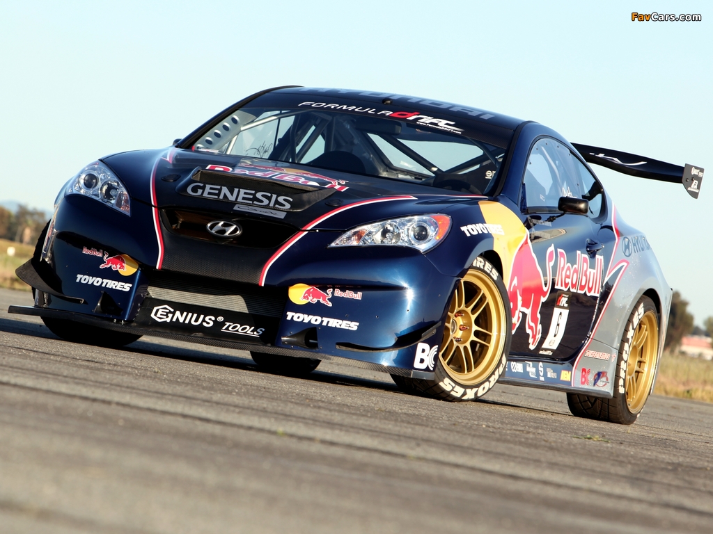 RMR Red Bull Hyundai Genesis Coupe 2009 images (1024 x 768)