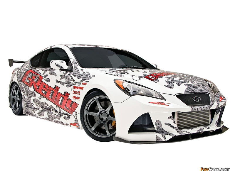 Hyundai Genesis Coupe GReddy X-Gen Street Concept 2009 photos (800 x 600)