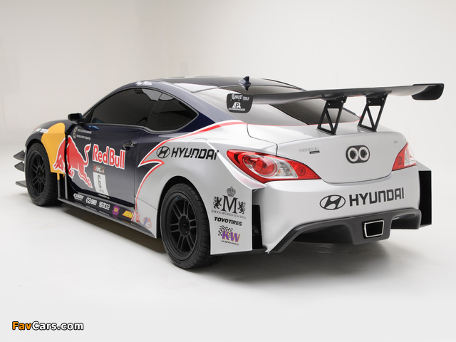 RMR Red Bull Hyundai Genesis Coupe 2009 photos (640 x 480)