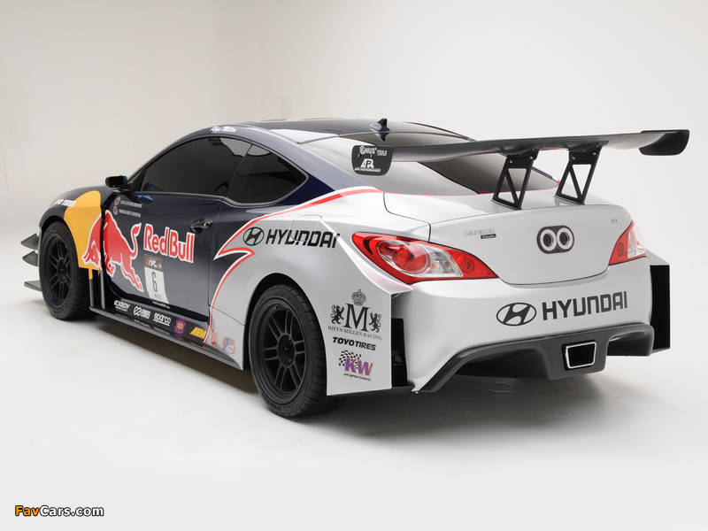 RMR Red Bull Hyundai Genesis Coupe 2009 photos (800 x 600)