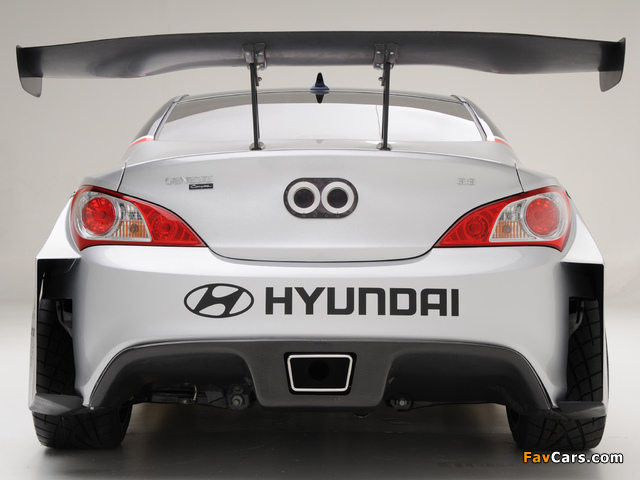 RMR Red Bull Hyundai Genesis Coupe 2009 pictures (640 x 480)