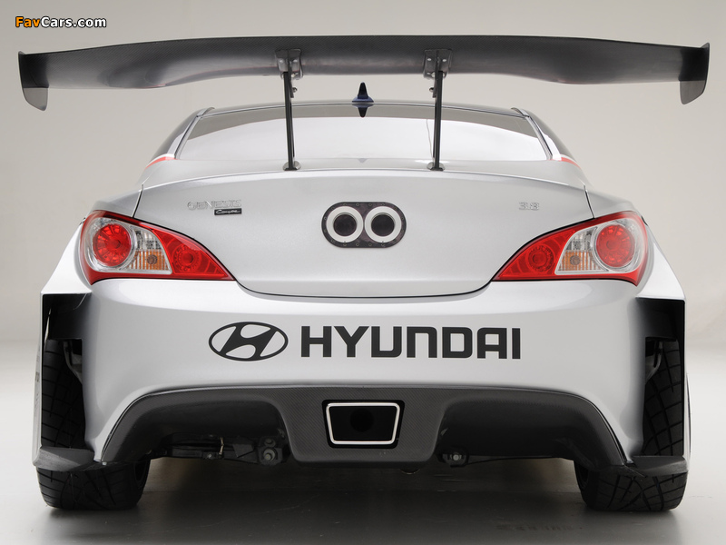 RMR Red Bull Hyundai Genesis Coupe 2009 pictures (800 x 600)