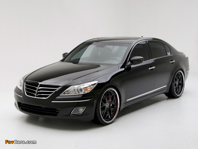 Images of Hyundai Genesis Black Edition by DUB Magazine 2008 (640 x 480)