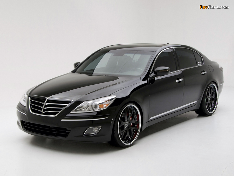 Images of Hyundai Genesis Black Edition by DUB Magazine 2008 (800 x 600)