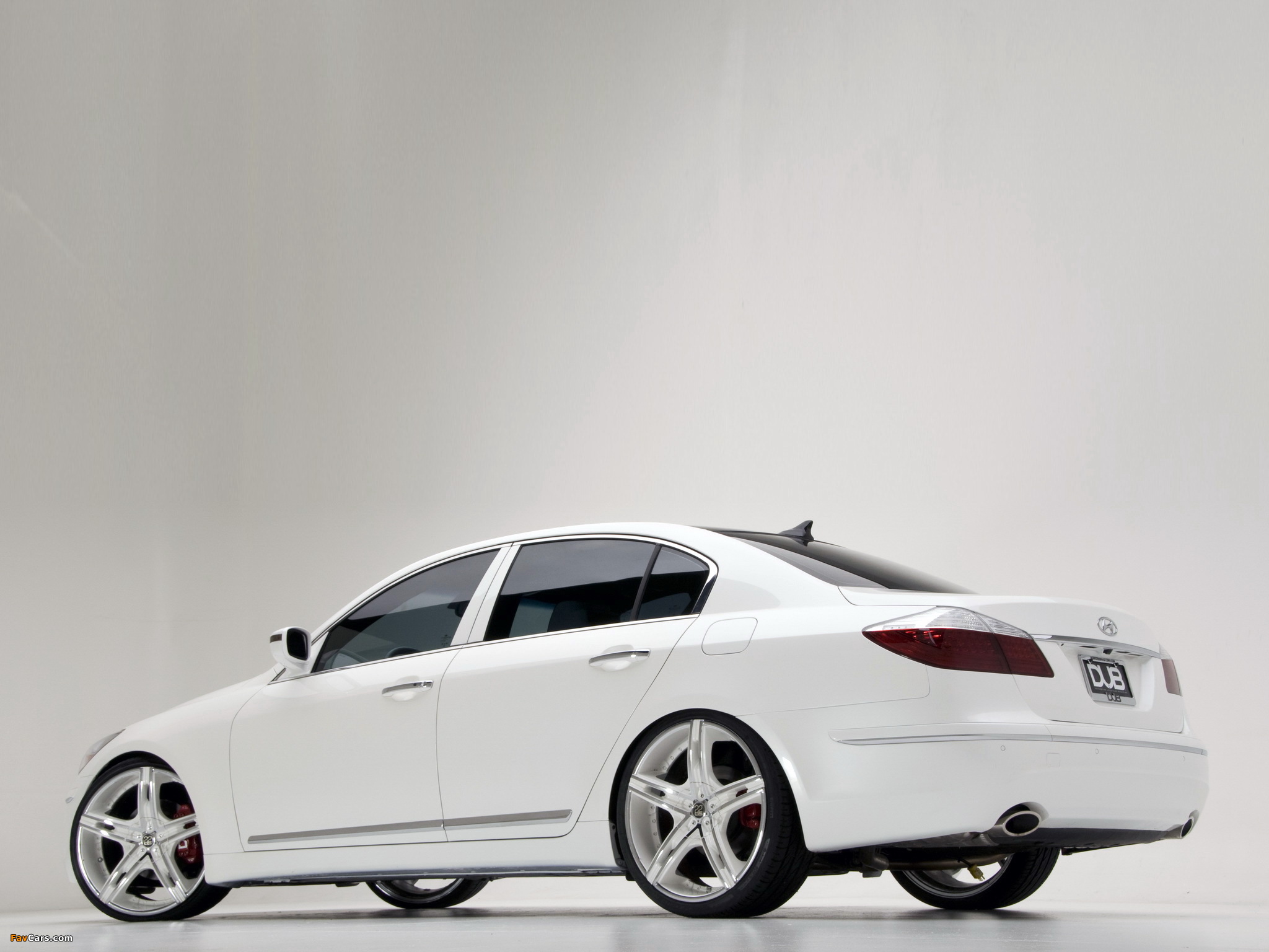 Photos of Hyundai Genesis White Edition by DUB Magazine 2008 (2048 x 1536)