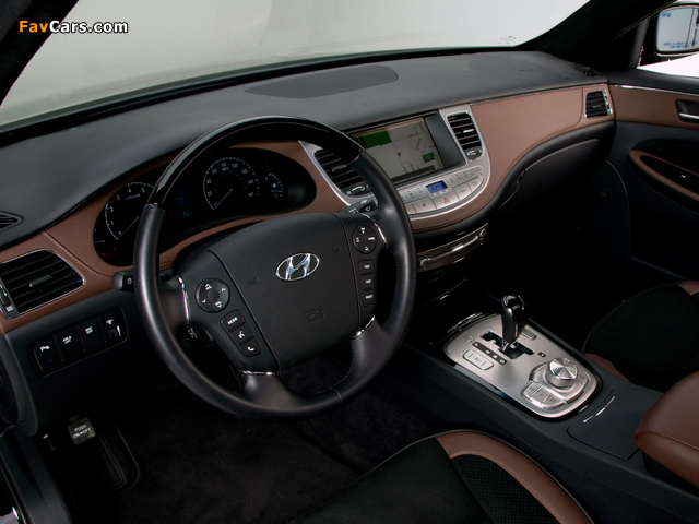 Pictures of Hyundai Genesis Black Edition by DUB Magazine 2008 (640 x 480)