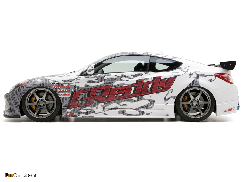 Pictures of Hyundai Genesis Coupe GReddy X-Gen Street Concept 2009 (800 x 600)