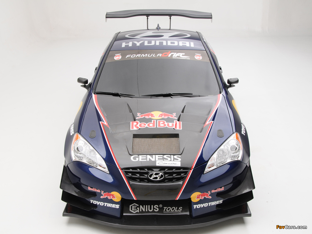 Pictures of RMR Red Bull Hyundai Genesis Coupe 2009 (1024 x 768)