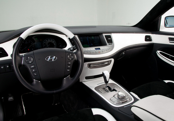 Hyundai Genesis White Edition by DUB Magazine 2008 wallpapers