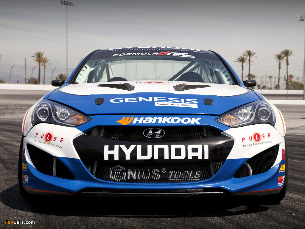 RMR Hyundai Genesis Coupe Formula Drift 2012 wallpapers (1024 x 768)