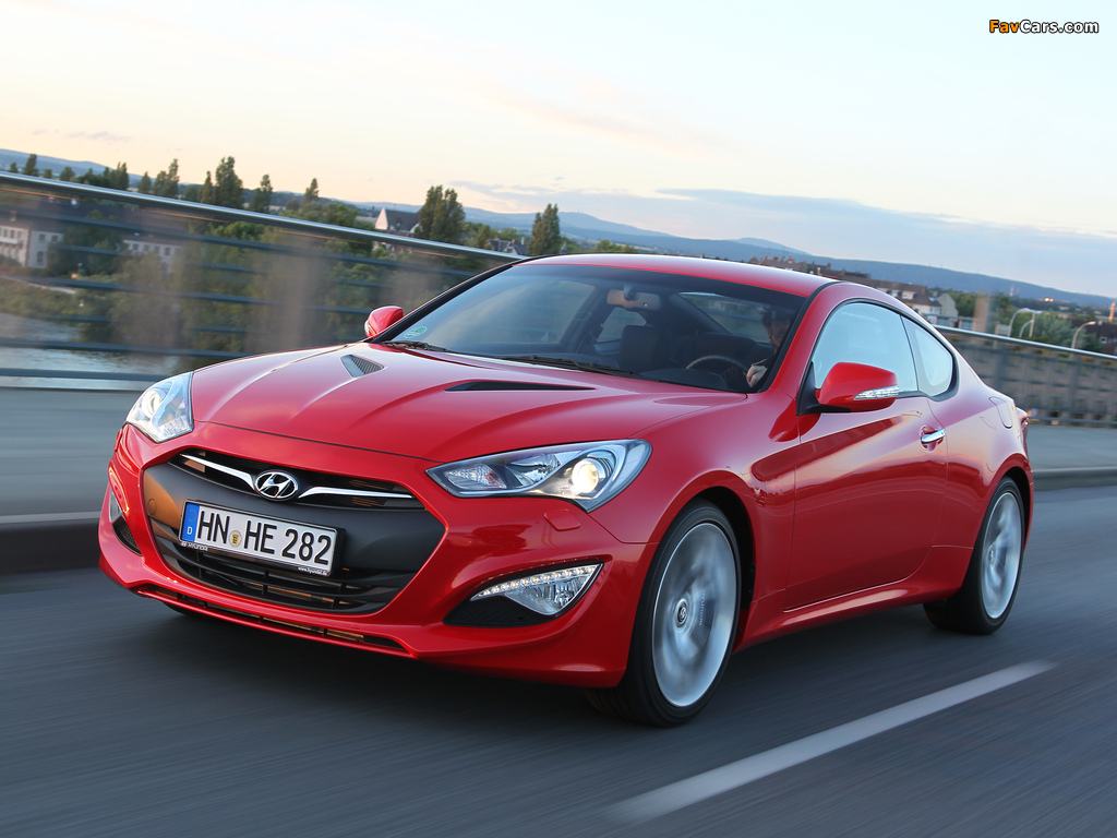 Hyundai Genesis Coupe 2012 wallpapers (1024 x 768)