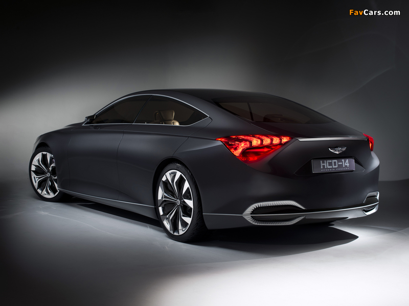 Hyundai HCD-14 Genesis Concept 2013 wallpapers (800 x 600)