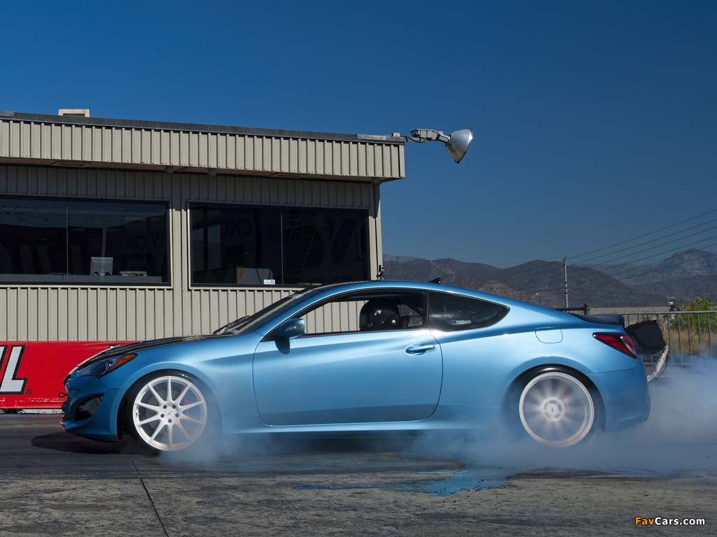 Hyundai Genesis Coupe by Bisimoto Engineering 2013 wallpapers (1024 x 768)